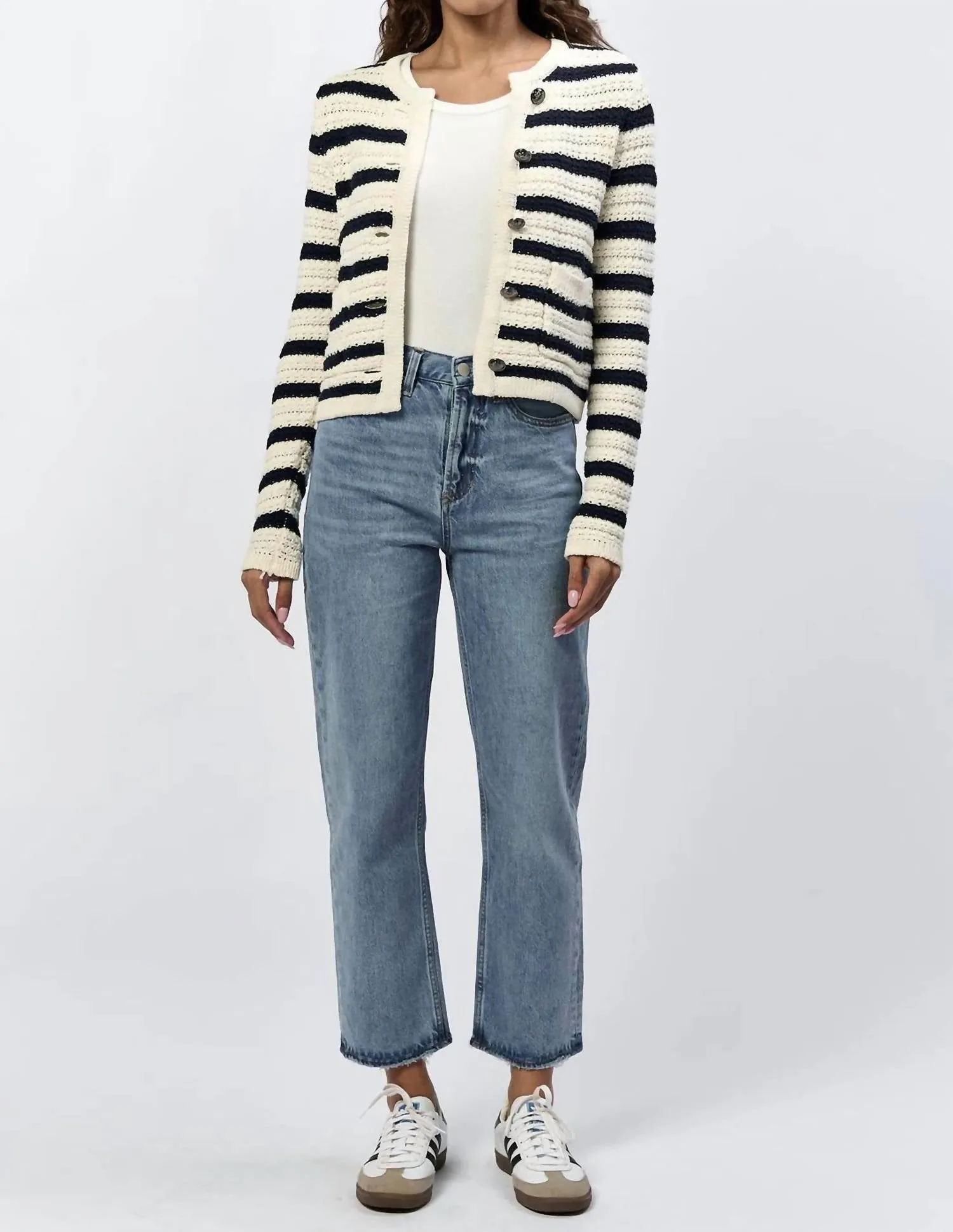 Cambria Cardigan In White