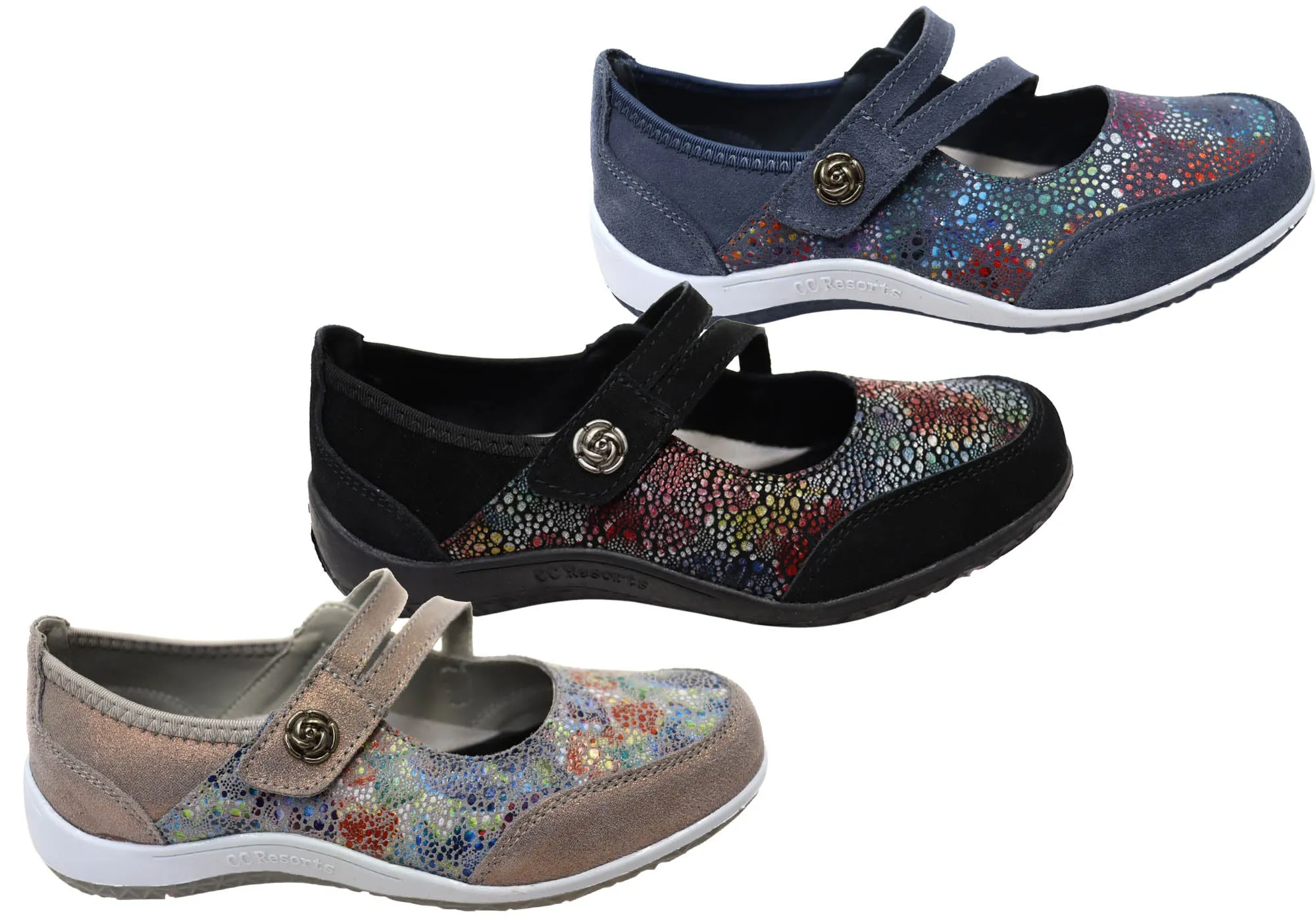CC Resorts Jasmyn Womens Comfortable Mary Jane Shoes CC Resorts Shoes