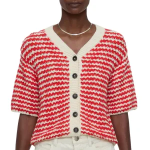 Crochet Cardigan In Arabiata