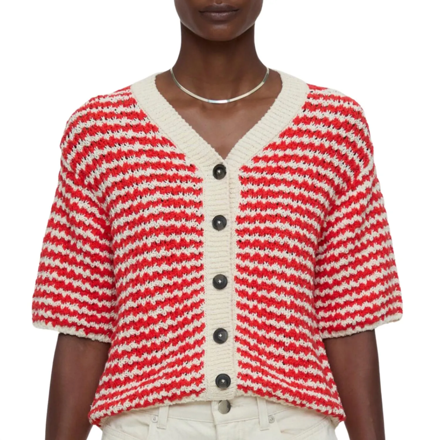 Crochet Cardigan In Arabiata