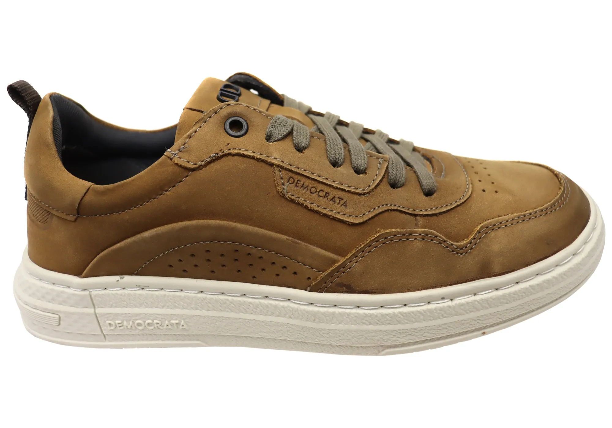 Democrata Bail Mens Comfortable Leather Casual Shoes Made In Brazil Democrata Shoes