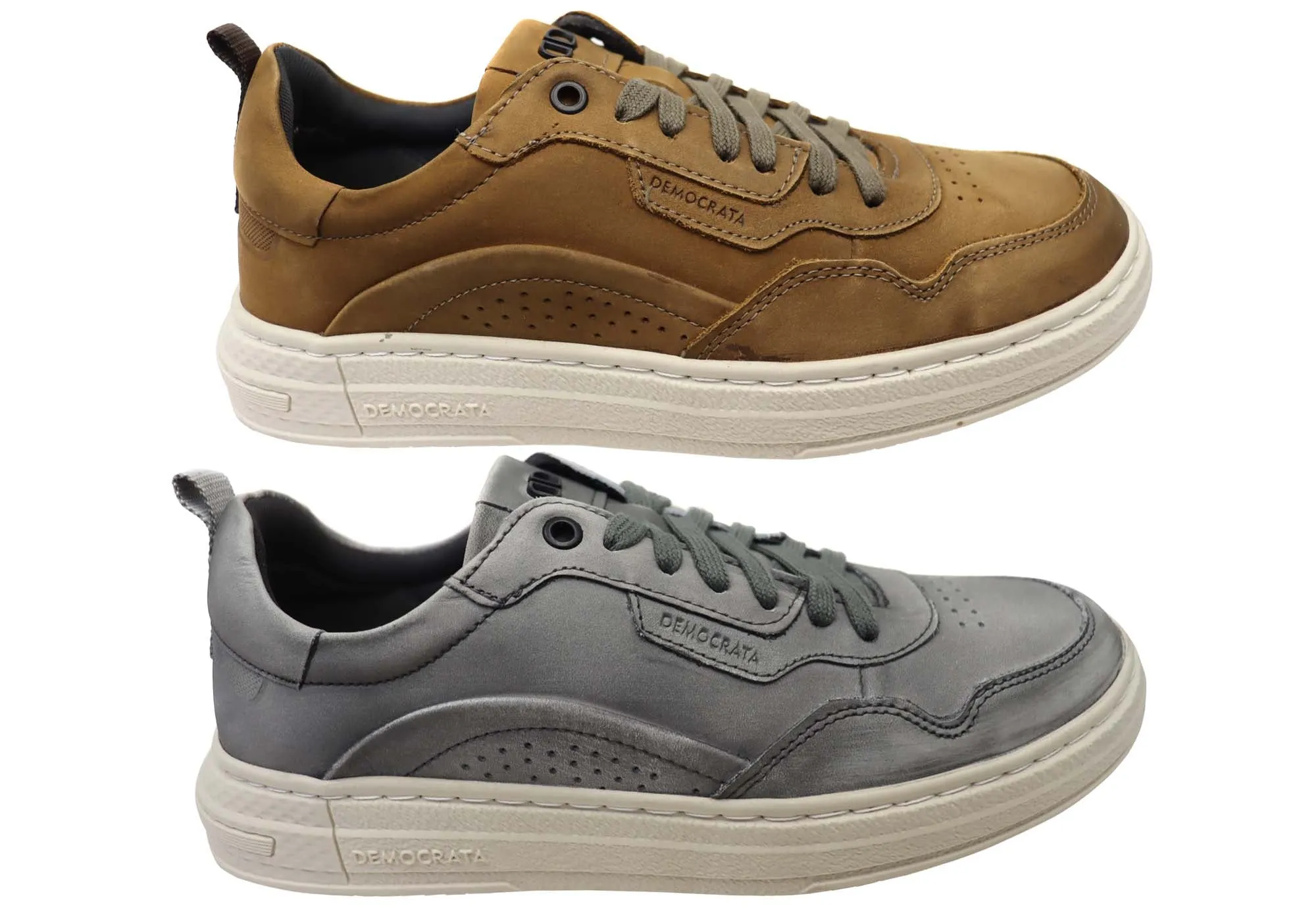 Democrata Bail Mens Comfortable Leather Casual Shoes Made In Brazil Democrata Shoes