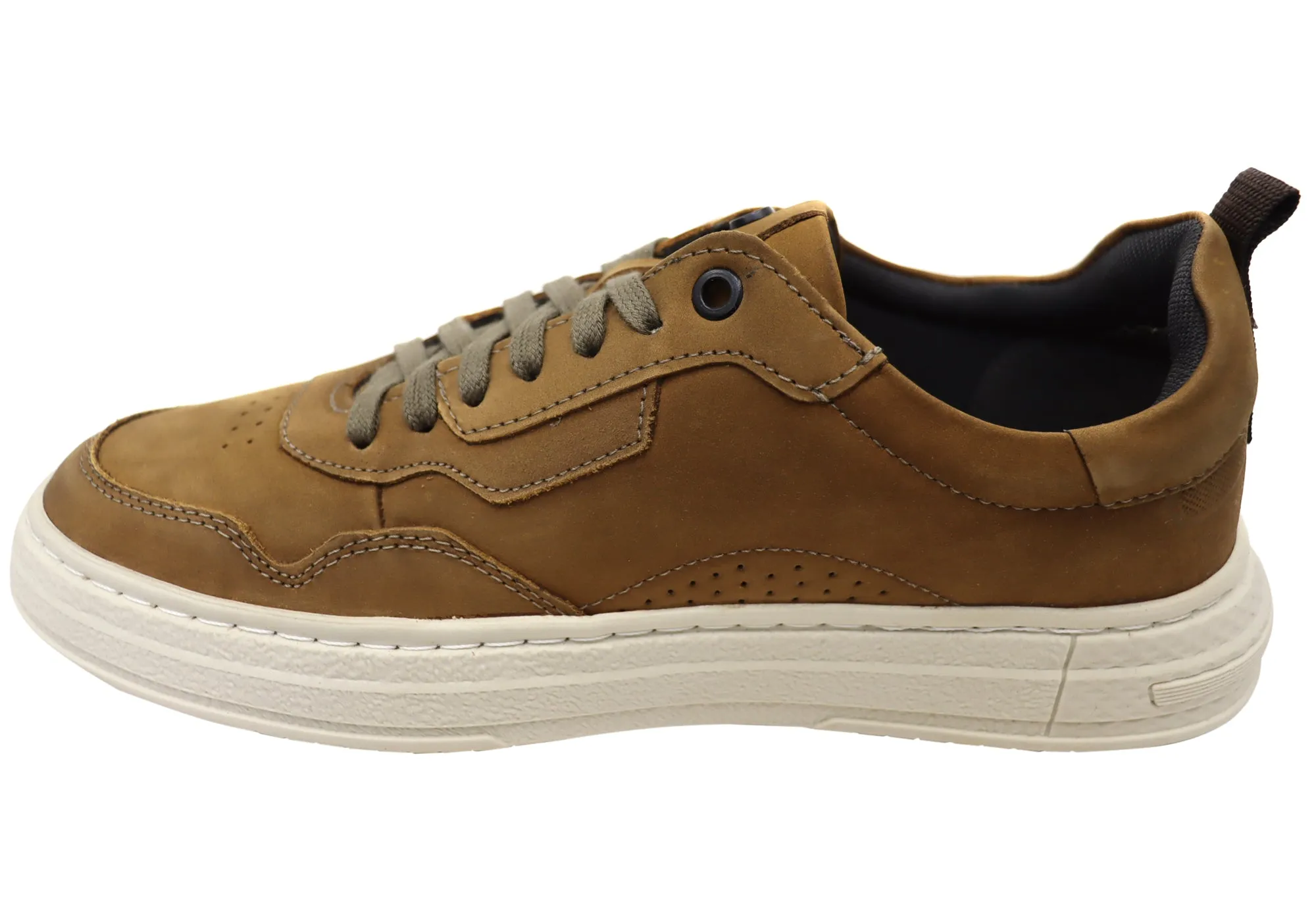 Democrata Bail Mens Comfortable Leather Casual Shoes Made In Brazil Democrata Shoes