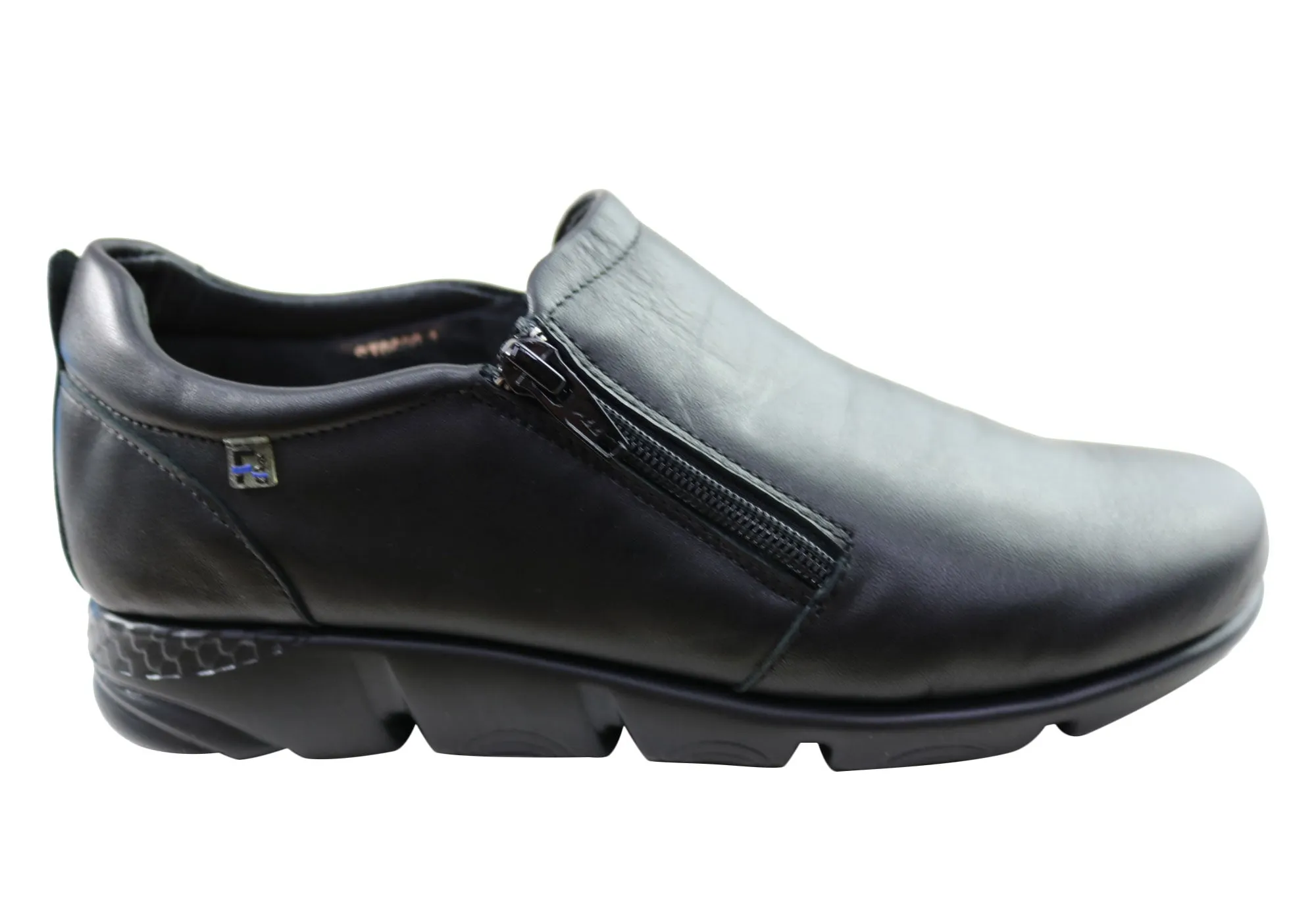 Flex & Go Hiedi Womens Comfortable Leather Shoes Made In Portugal Flex & Go Shoes