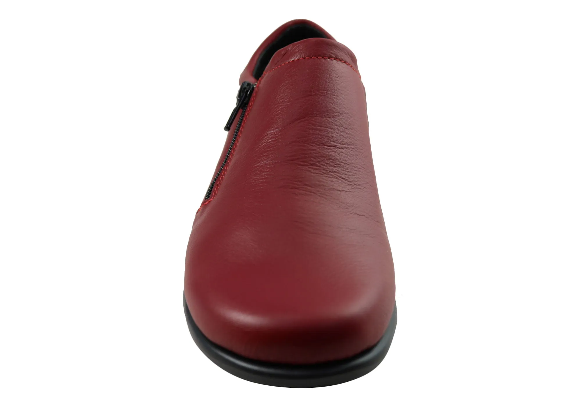 Flex & Go Hiedi Womens Comfortable Leather Shoes Made In Portugal Flex & Go Shoes