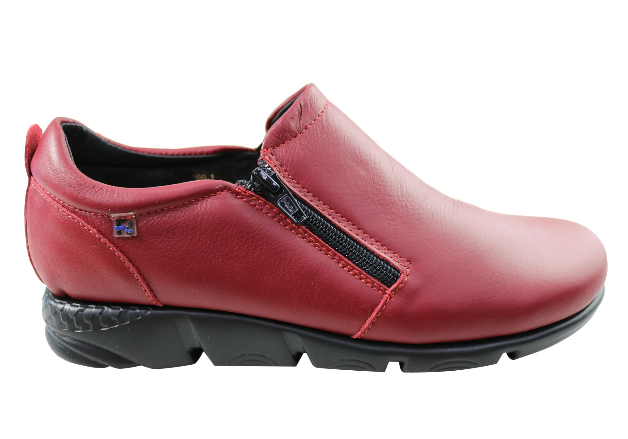 Flex & Go Hiedi Womens Comfortable Leather Shoes Made In Portugal Flex & Go Shoes