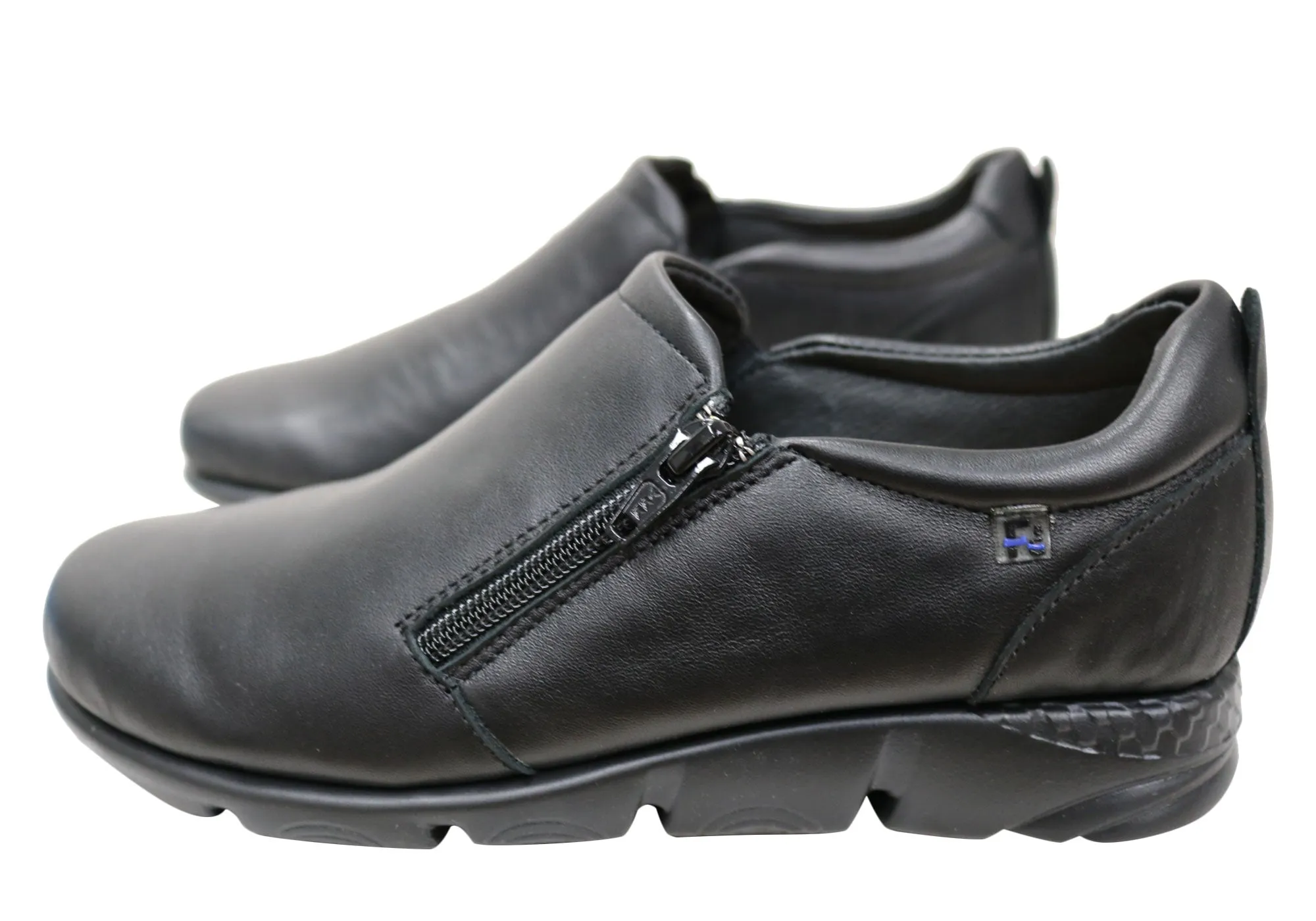 Flex & Go Hiedi Womens Comfortable Leather Shoes Made In Portugal Flex & Go Shoes