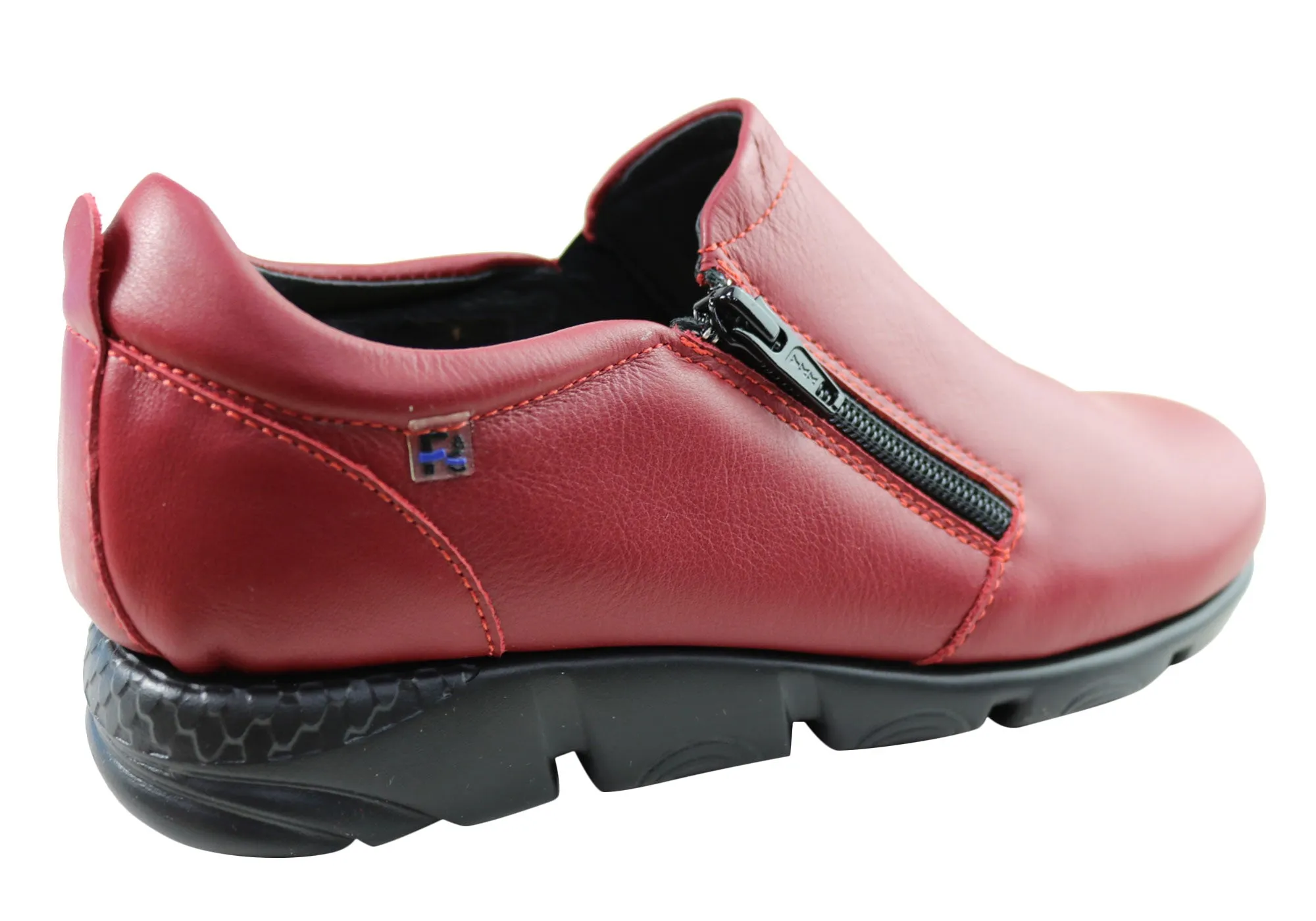 Flex & Go Hiedi Womens Comfortable Leather Shoes Made In Portugal Flex & Go Shoes