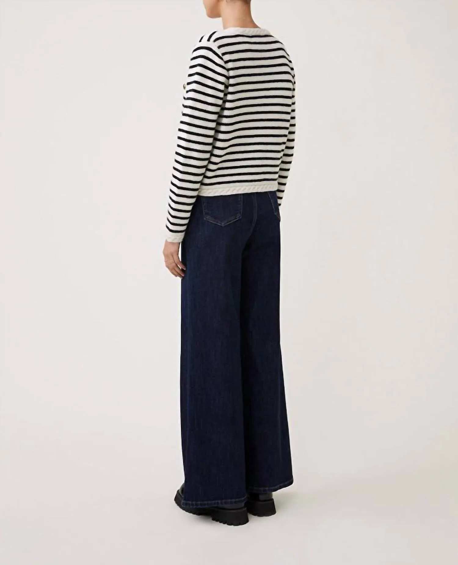 Gabriel Nauti Cardigan In Blanc Casse