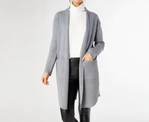 Heavenly Luxe Cardigan In Gray