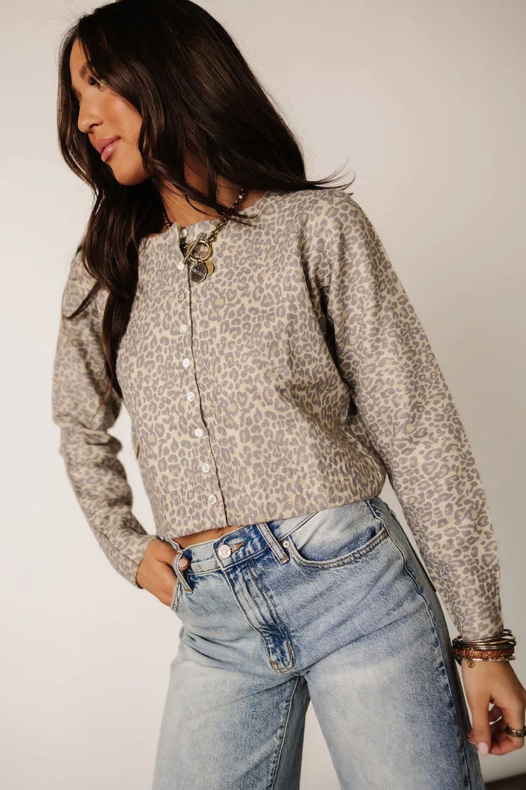 Keeley Leopard Cardigan