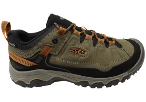 Keen Mens Comfortable Targhee IV Waterproof Wide Fit Hiking Shoes Keen Shoes