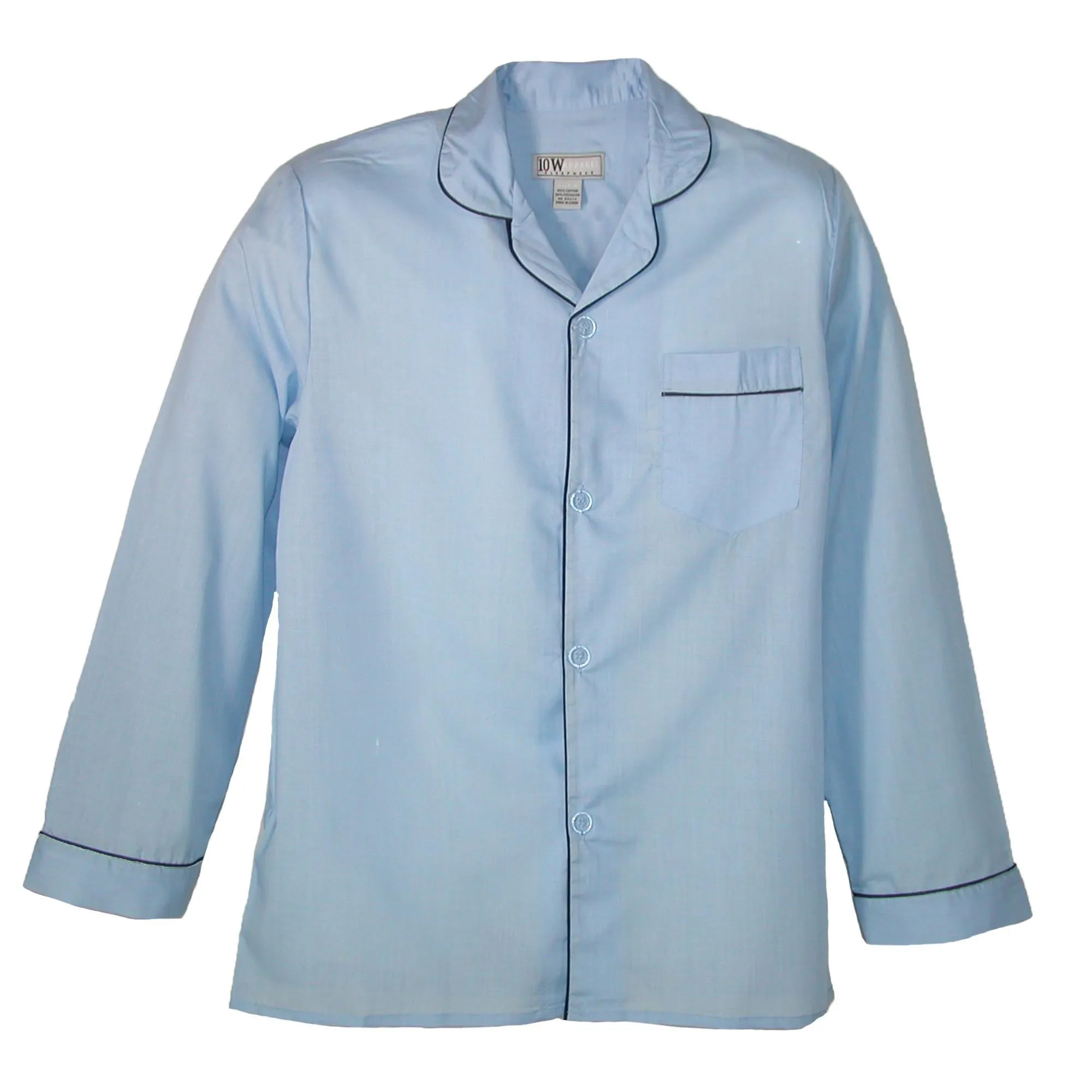 Long Sleeve Long Leg Solid Pajama Set