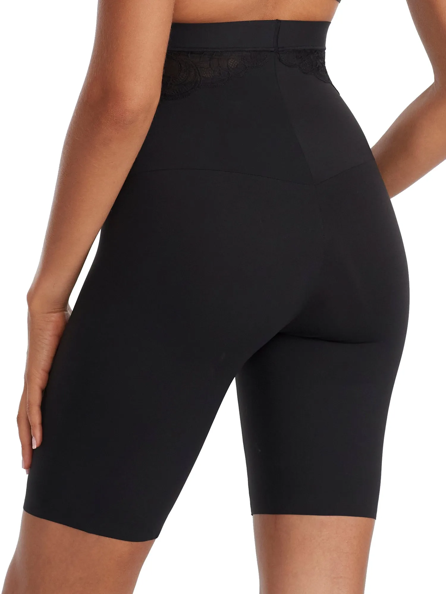 Maidenform Women's Eco Lace High-Waist Thigh Slimmer