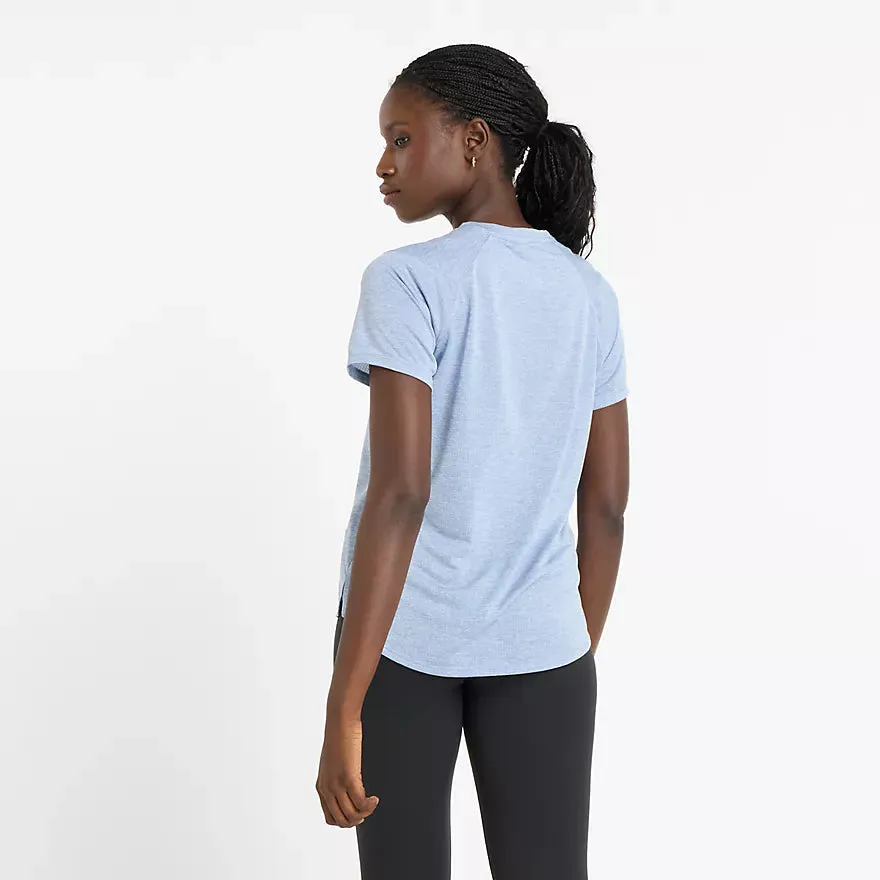 New Balance Athletics T-Shirt - Dusk Shower Heather - WOMEN (WT41253) New Balance