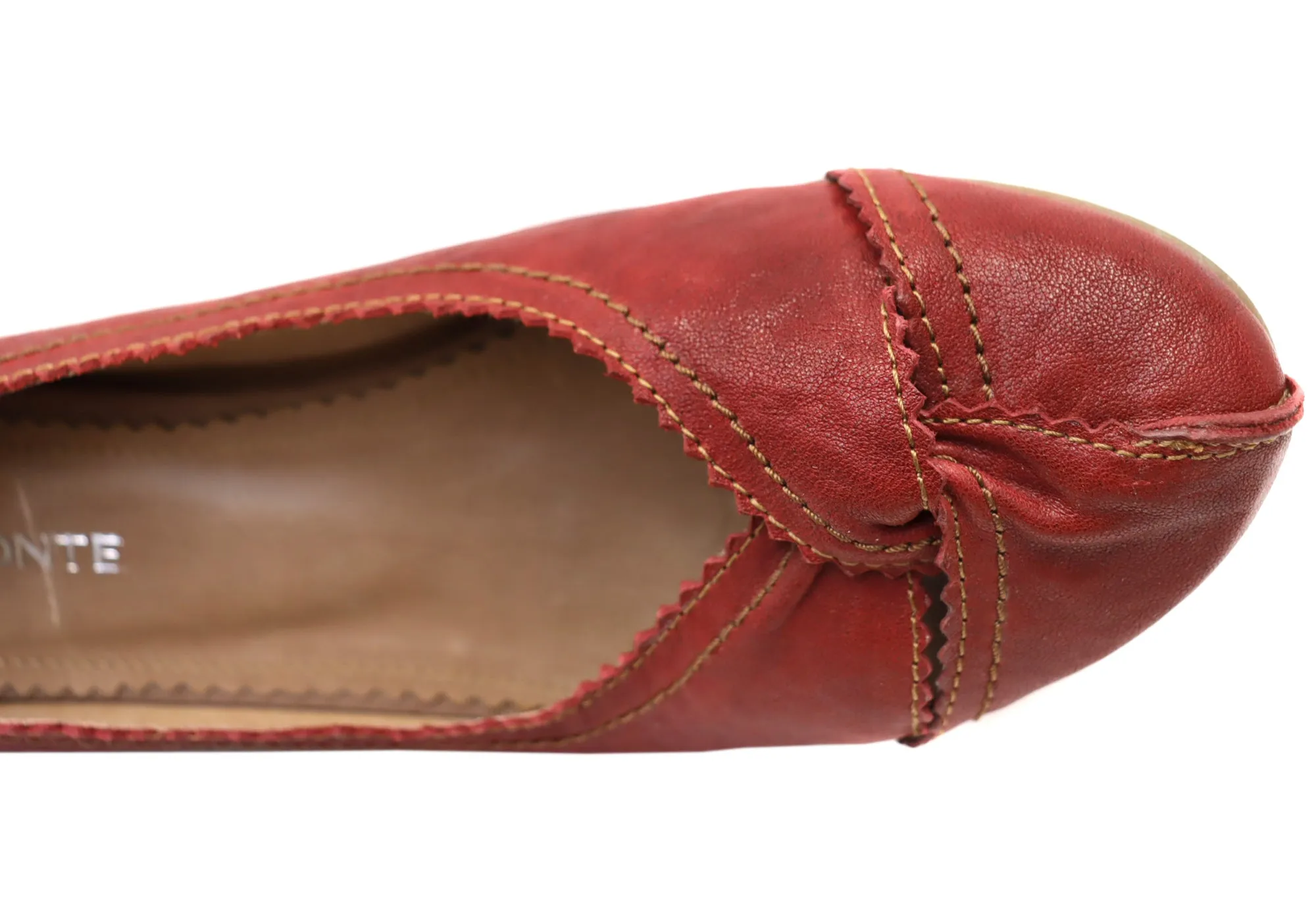 Orizonte Rushmore Womens Comfortable Leather Low Heel Shoes Orizonte Shoes