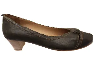 Orizonte Rushmore Womens Comfortable Leather Low Heel Shoes Orizonte Shoes