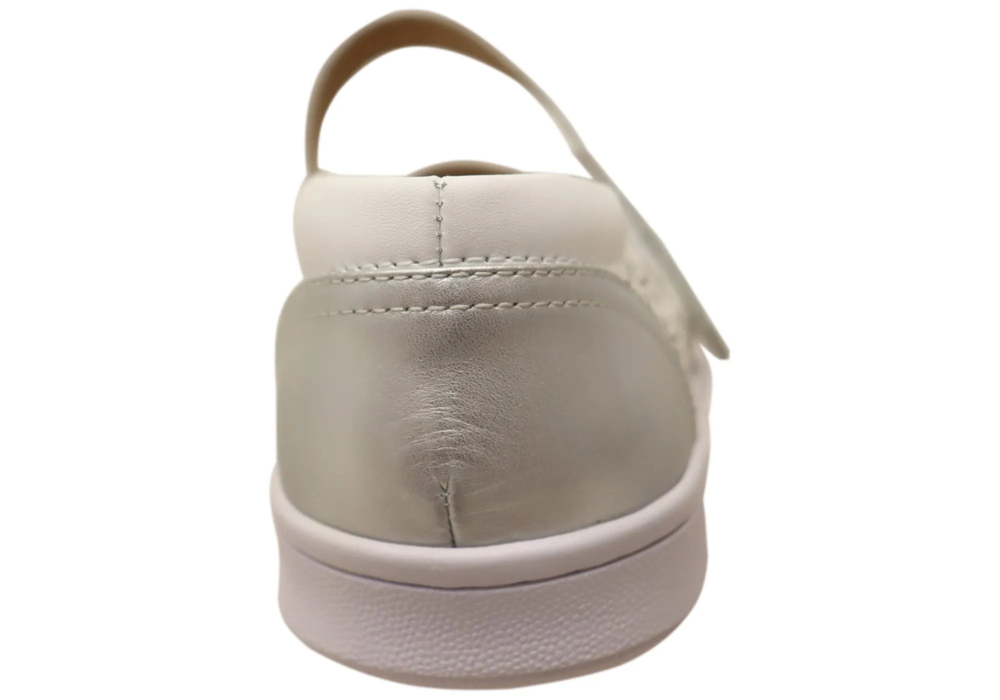Scholl Orthaheel Womens Rhonda Punch Mary Jane Supportive Leather Shoes Scholl Orthaheel Shoes