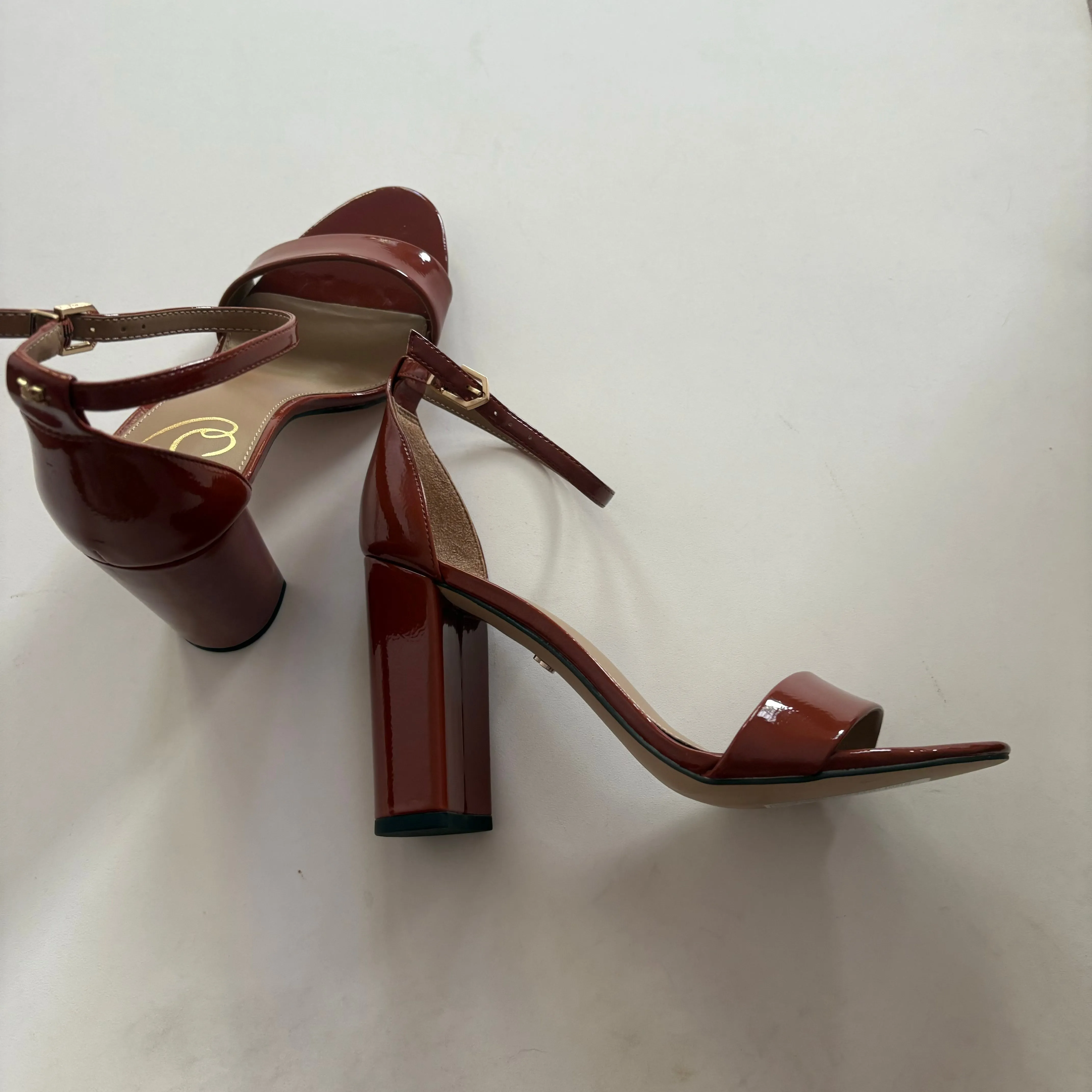 Shoes Heels Block By Sam Edelman In Brown, Size: 9.5 sam edelman