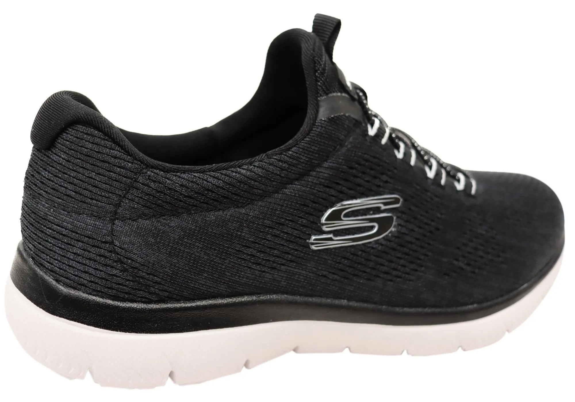 Skechers Womens Summits Fun Flair Wide Fit Comfortable Slip On Shoes Skechers Shoes