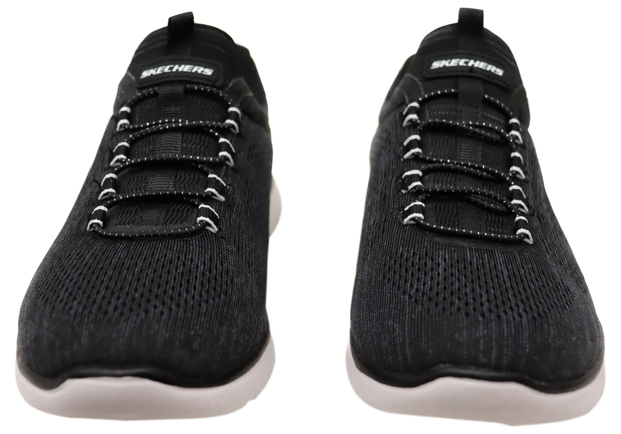 Skechers Womens Summits Fun Flair Wide Fit Comfortable Slip On Shoes Skechers Shoes
