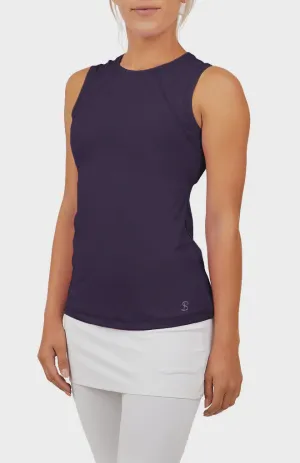 Sofibella Sleeveless Tank UV Plum Clothing Sofibella Women