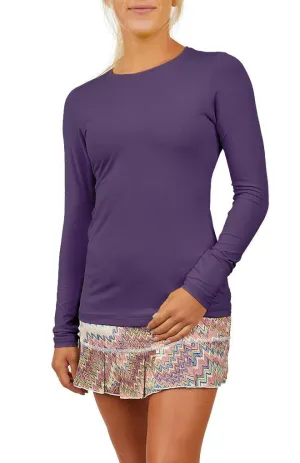 Sofibella UV Long Sleeve Top - Plum Clothing Sofibella Women