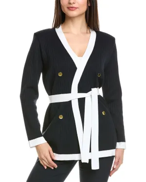 St. John French Iconic Inspired Knit Cardigan