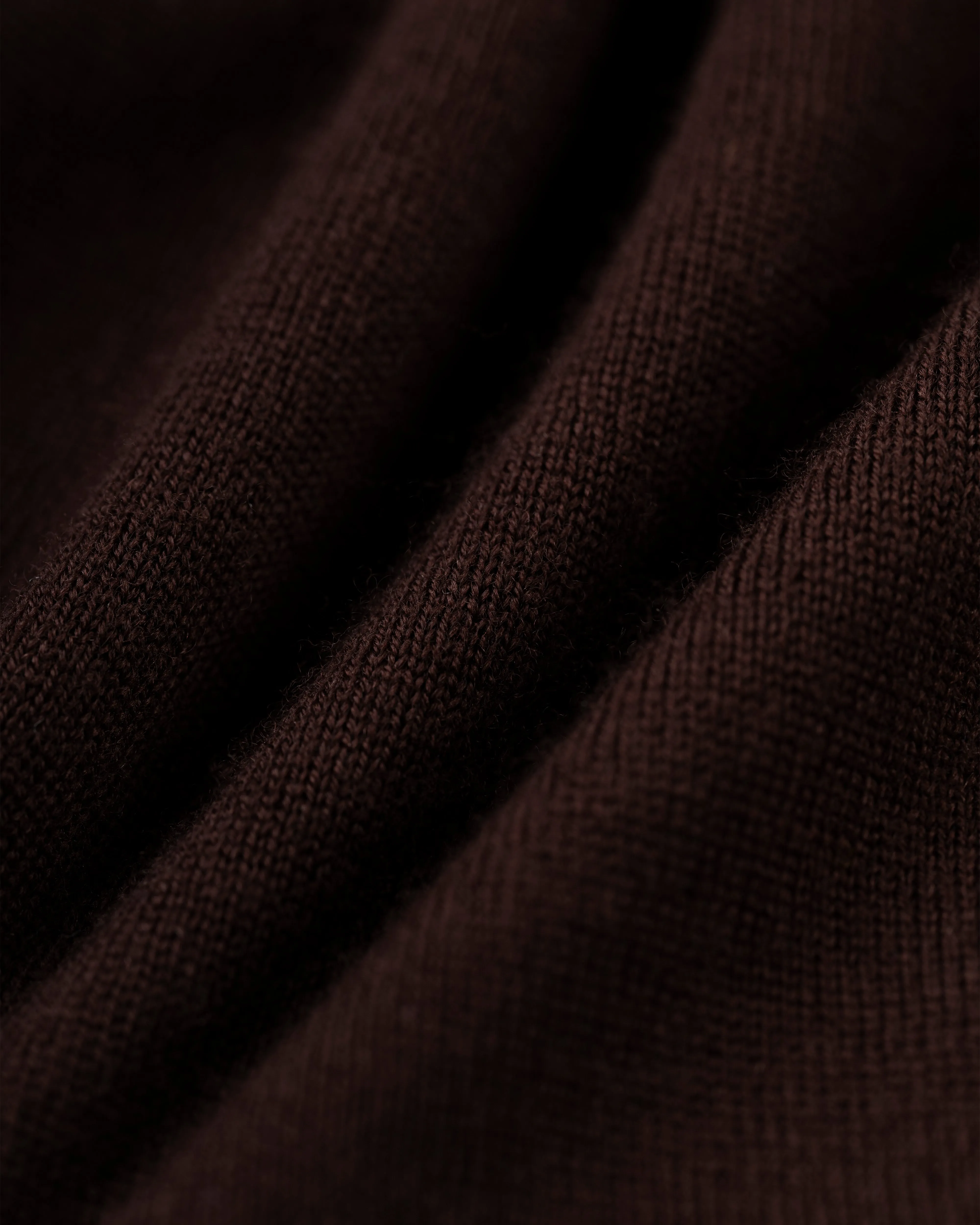 SUPERFINE MERINO WOOL SWEATER - BROWN