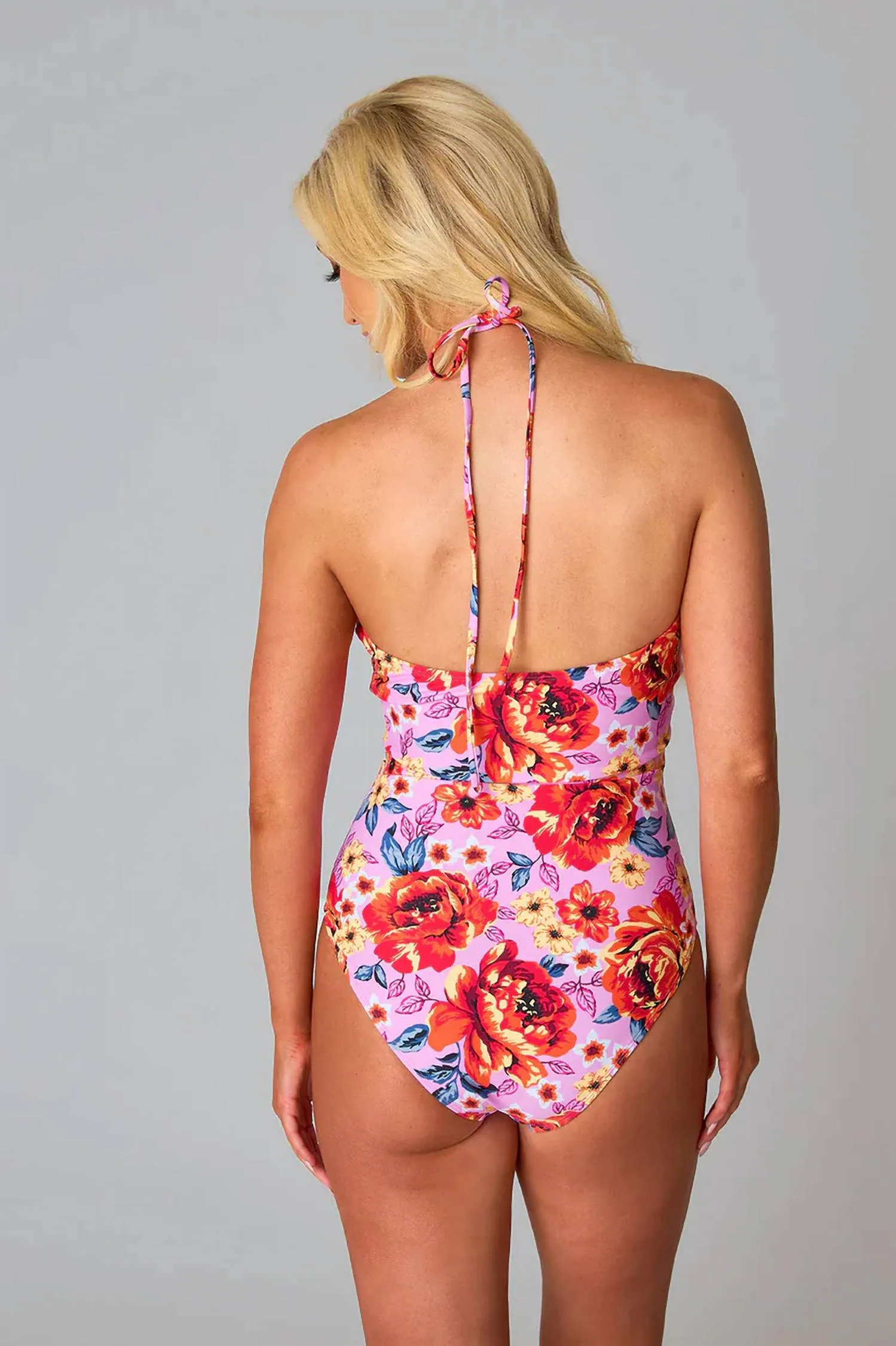 Tati Bicoastal Set Onepiece Swimsuit Skirt In Daisy Days