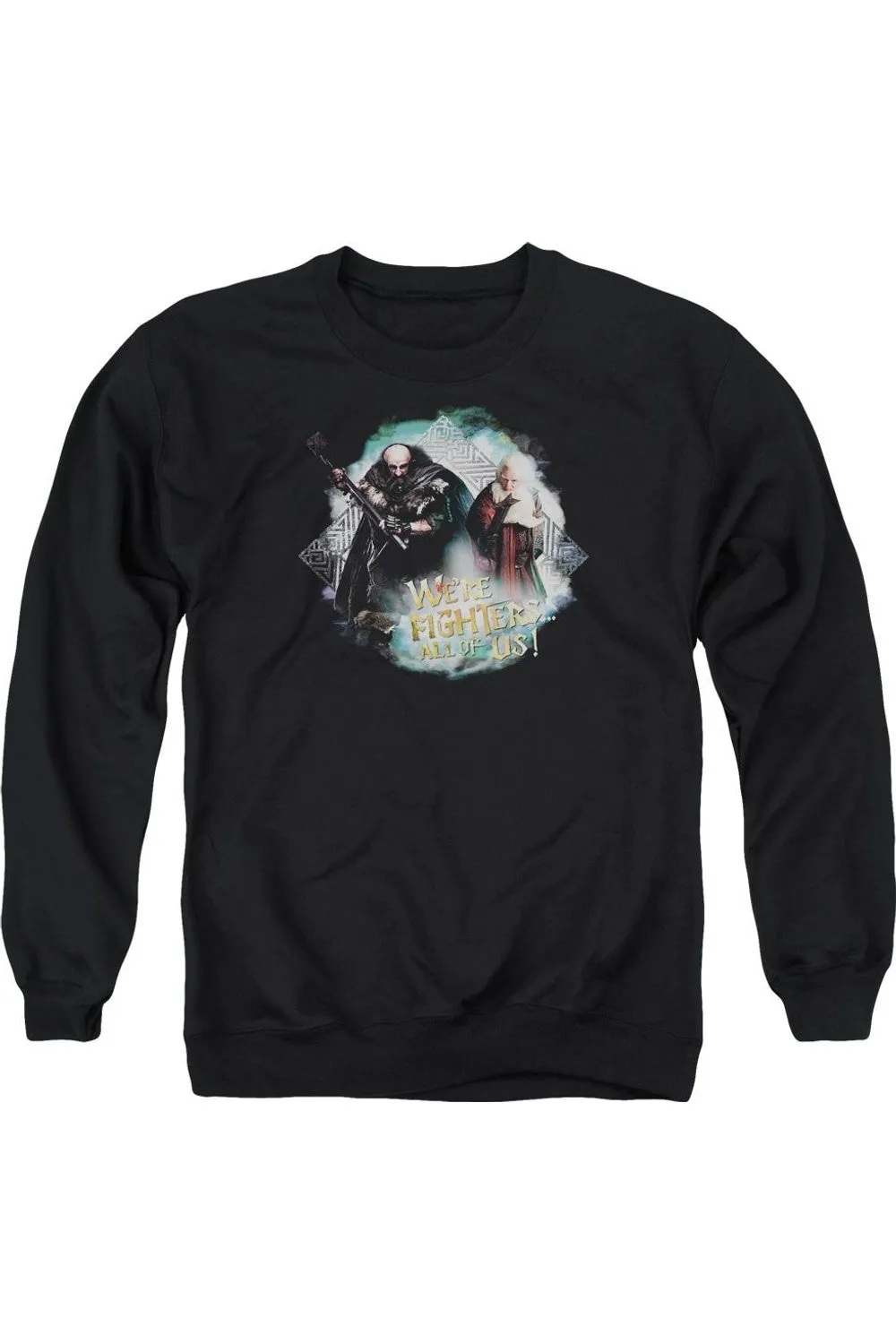 The Hobbit We´re Fighters Adult Crewneck Sweatshirt