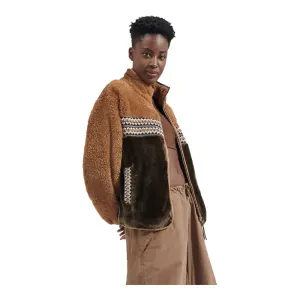 UGG Women's Marlene Fluff Heritage Braid Jacket UGG