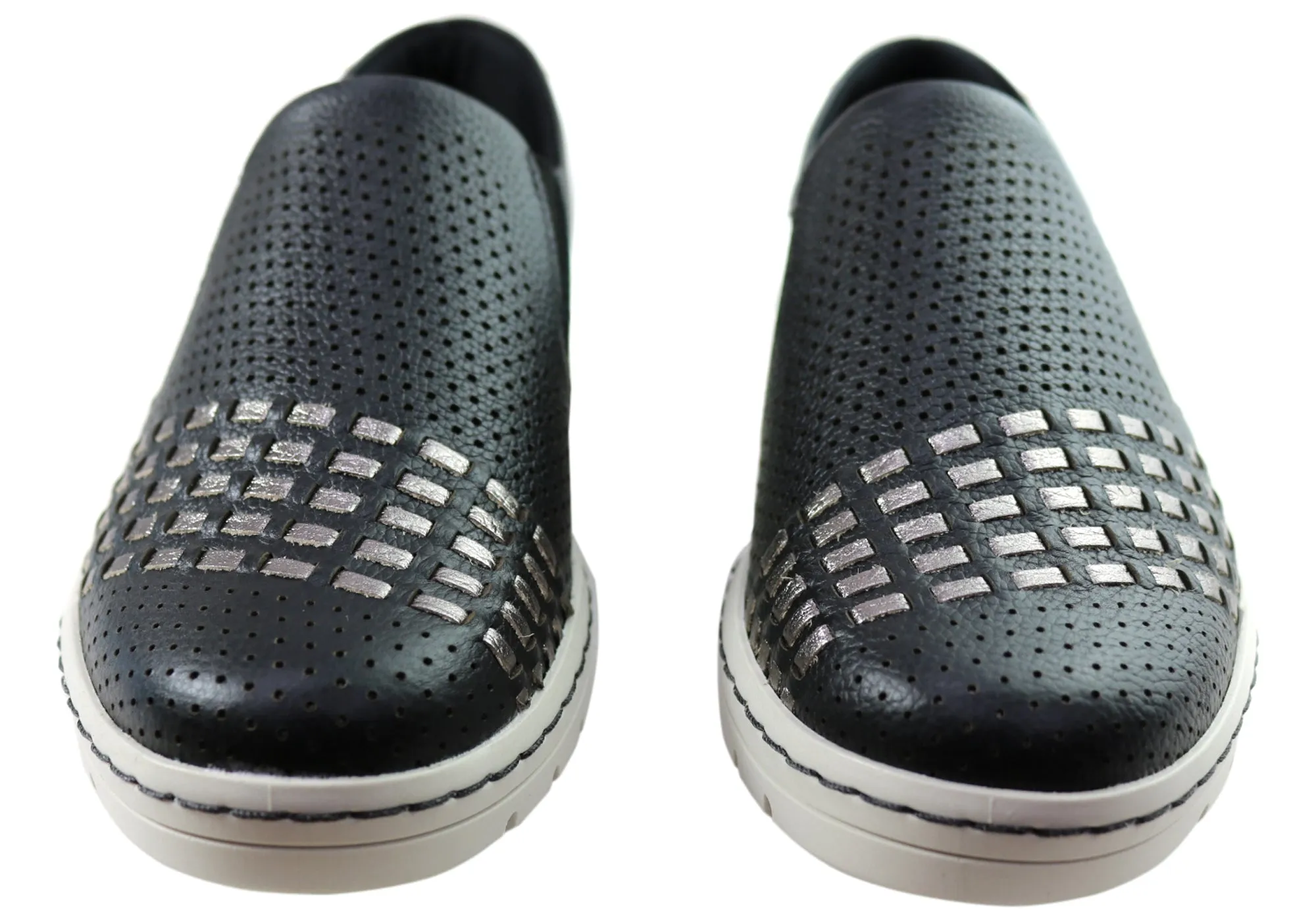 Usaflex Dolce Womens Comfortable Leather Slip On Shoes Made In Brazil Usaflex Shoes