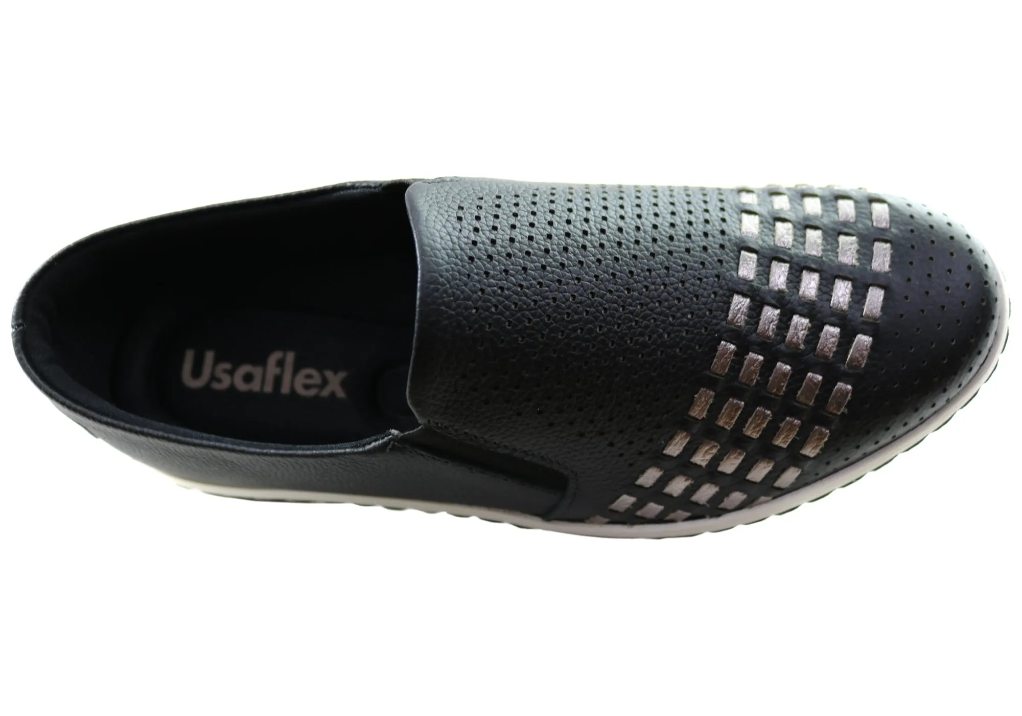 Usaflex Dolce Womens Comfortable Leather Slip On Shoes Made In Brazil Usaflex Shoes