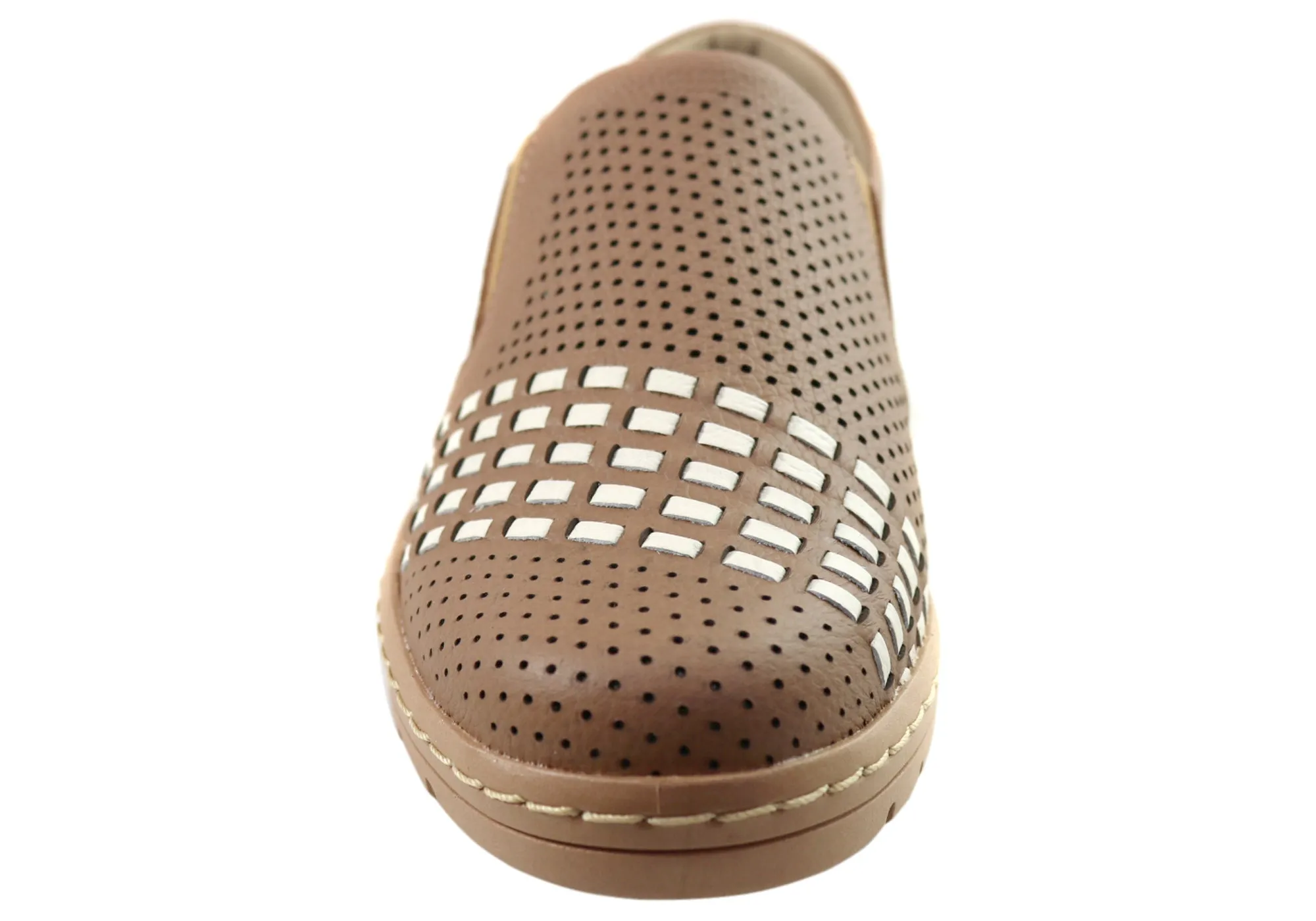 Usaflex Dolce Womens Comfortable Leather Slip On Shoes Made In Brazil Usaflex Shoes