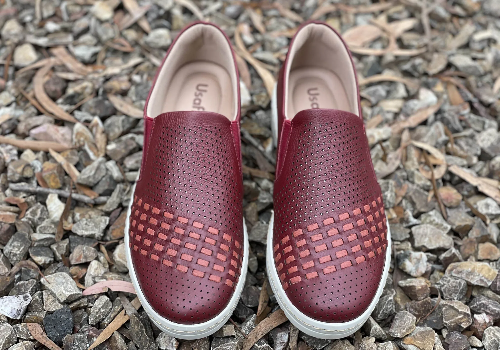 Usaflex Dolce Womens Comfortable Leather Slip On Shoes Made In Brazil Usaflex Shoes