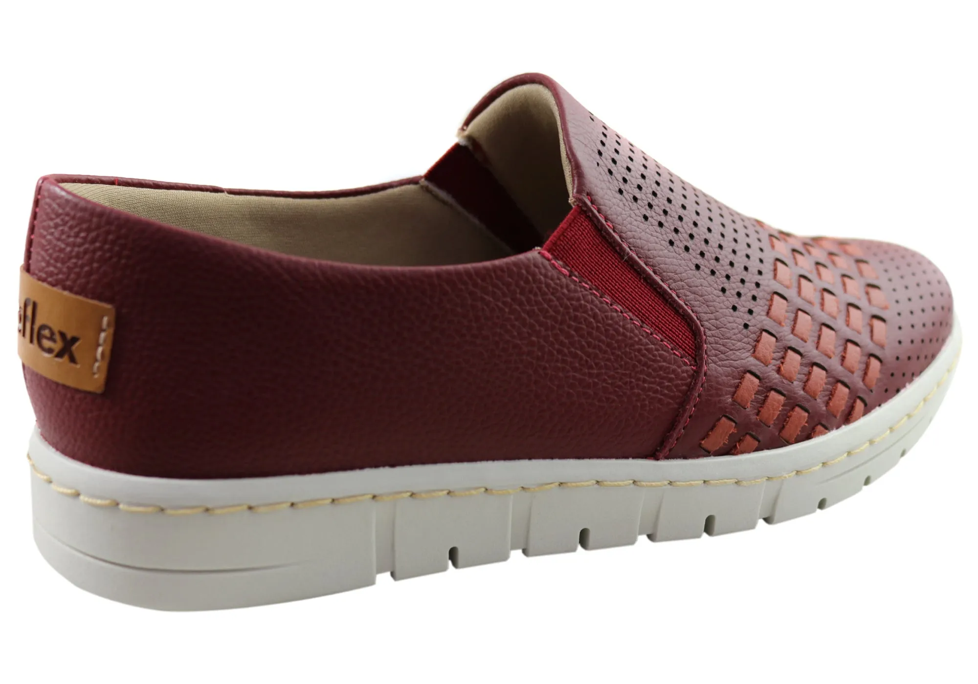 Usaflex Dolce Womens Comfortable Leather Slip On Shoes Made In Brazil Usaflex Shoes