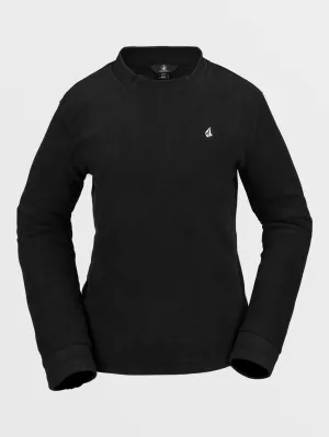Volcom Polar Fleece Crew Pullover Black Volcom