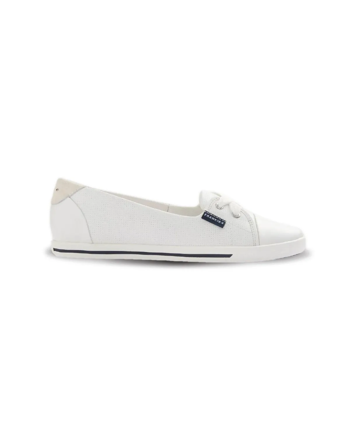 Womens Frankie4 Shoes Frankie4 Hannah III White Punched