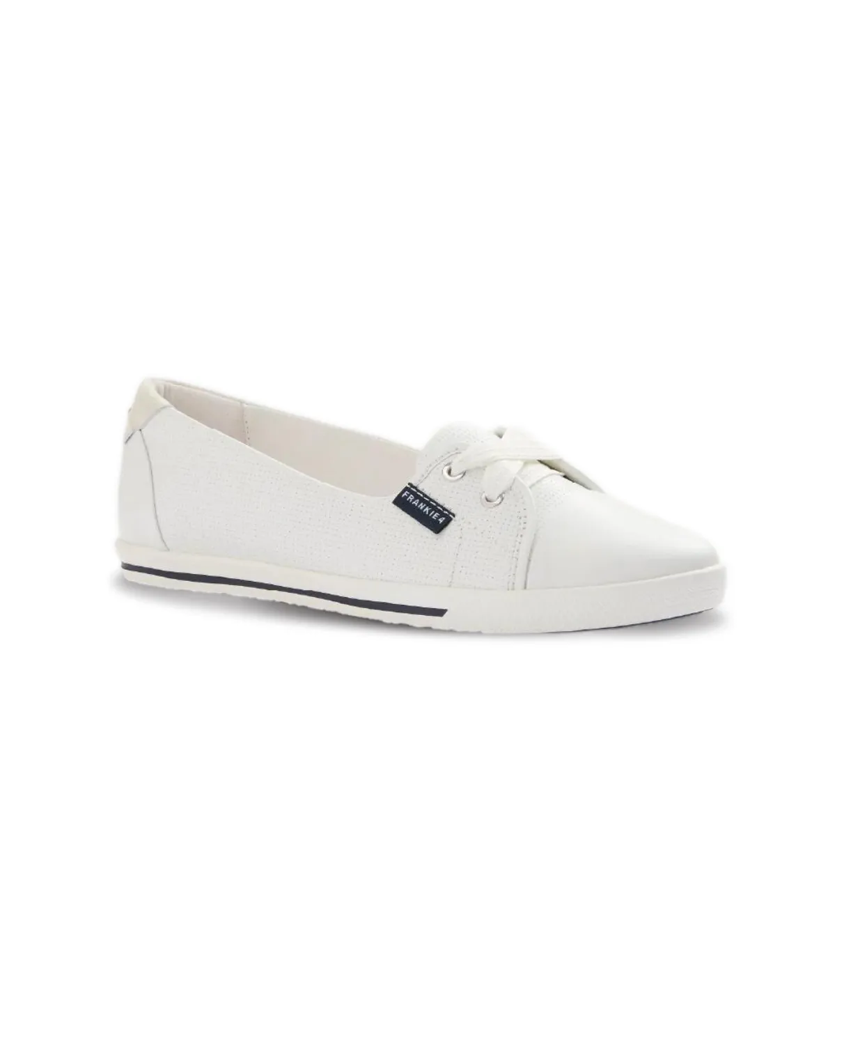 Womens Frankie4 Shoes Frankie4 Hannah III White Punched